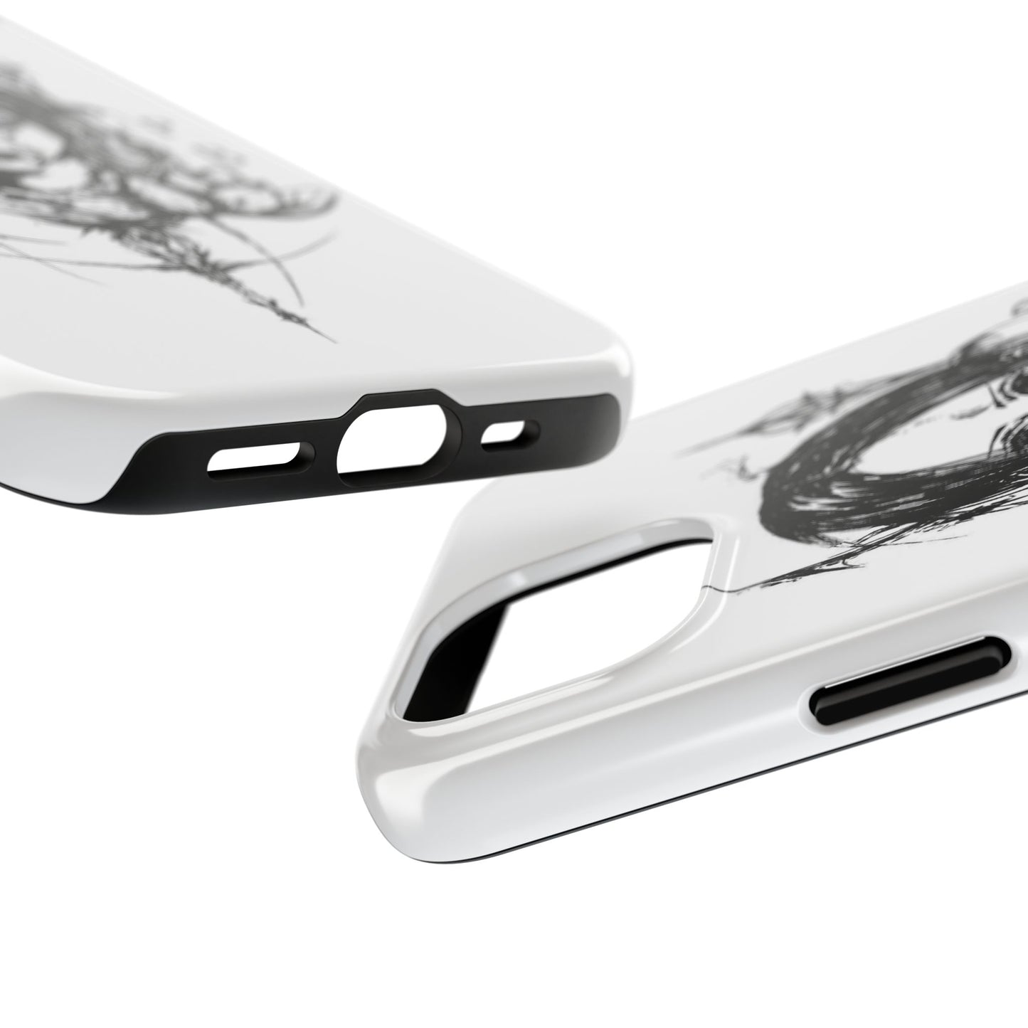 Artistic Tough Phone Case, Unique Phone Cover, Phone Protector Gift, Stylish Mobile Accessory, Custom Cell Phone Case