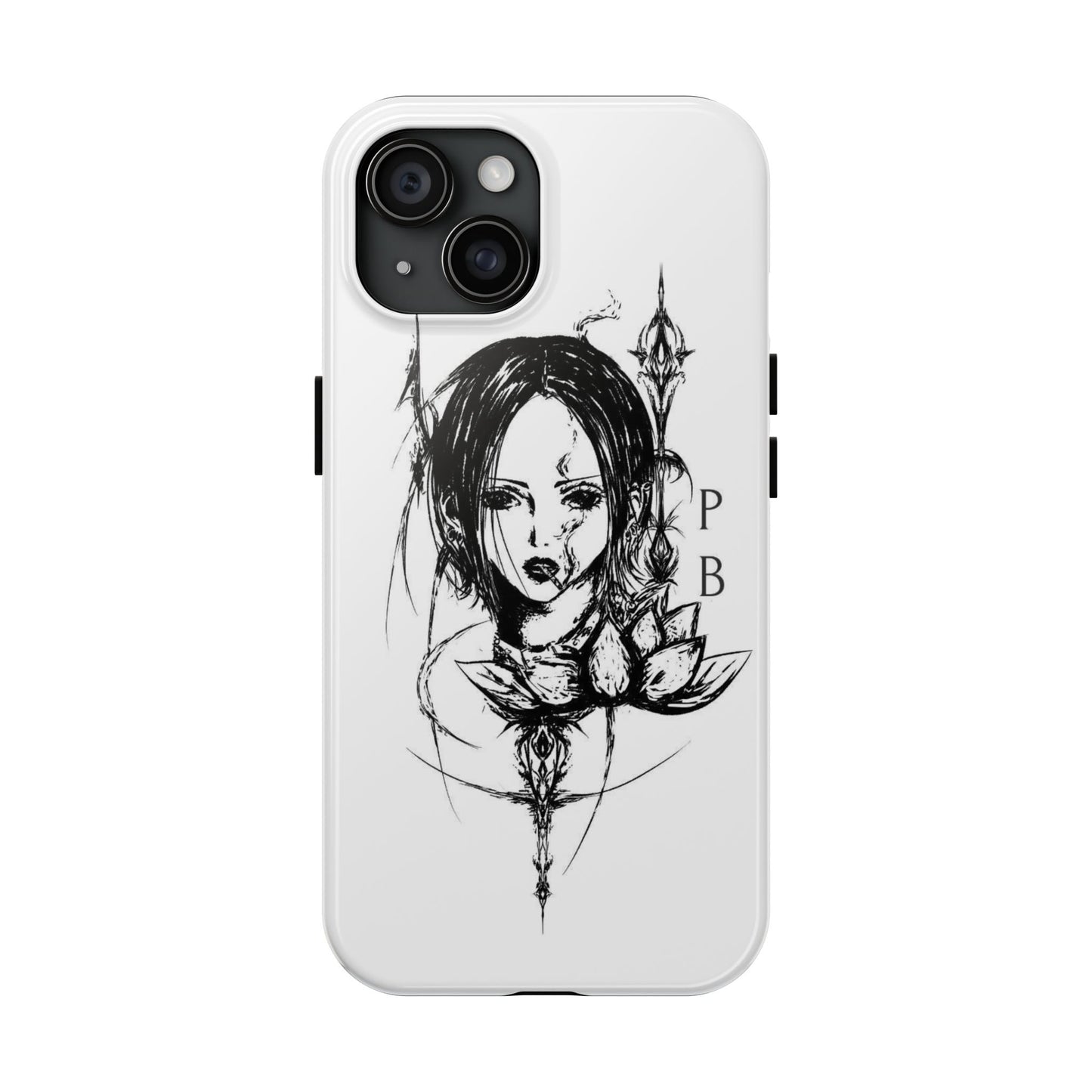 Artistic Tough Phone Case, Unique Phone Cover, Phone Protector Gift, Stylish Mobile Accessory, Custom Cell Phone Case